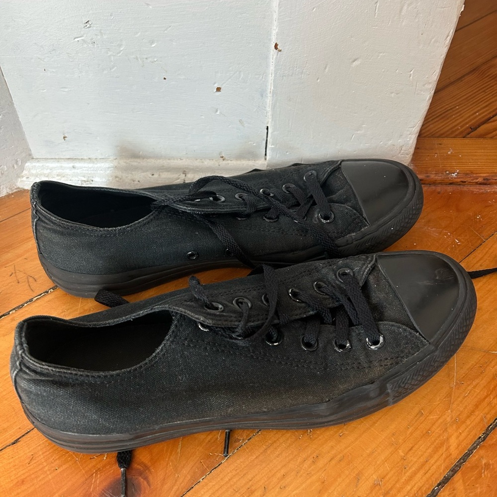 Converse Chuck Taylor All Star Low Top sneakers black monochrome women’s 10